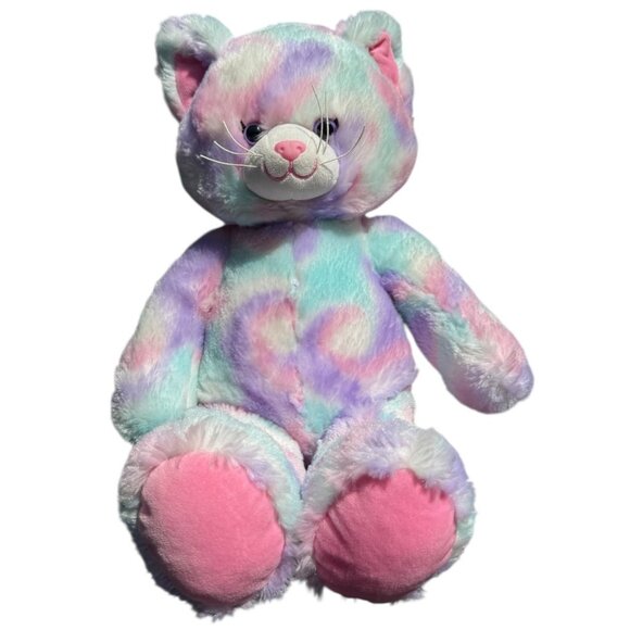 Build A Bear Plush Calico Cat Teddy Stuffed Toy Support Security Pillow Pet - Picture 1 of 16